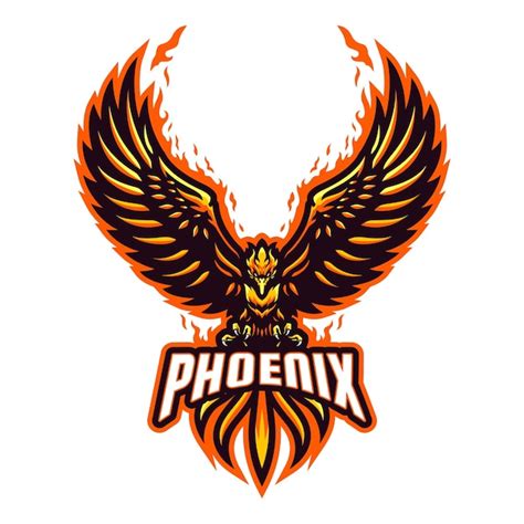 Premium Vector Phoenix Mascot Logo