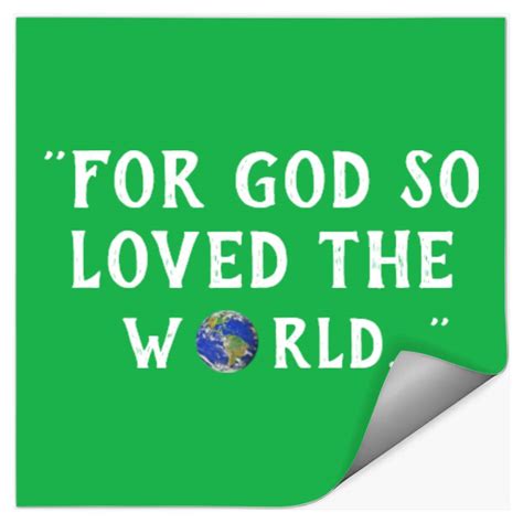 For God So Loved The World John 316 Stickers Sold By Bilpeters Sku