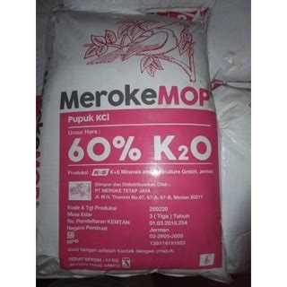 Jual Pupuk Kcl Maroke Mop Repack 1 Kg Shopee Indonesia