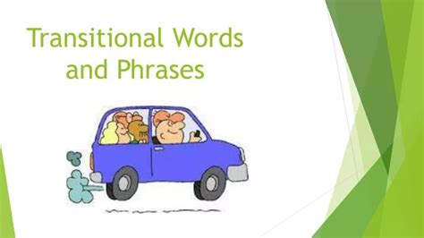 Ppt Transitional Words And Phrases Powerpoint Presentation Free Download Id2239340