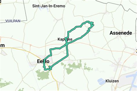 Bassevelde Kaprijke Lembeke Eeklo Recreatieve Fietsroute RouteYou