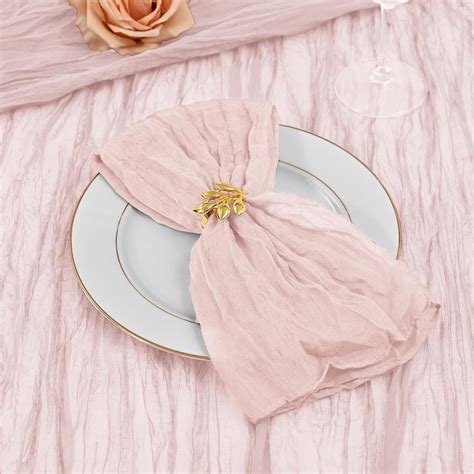 Amazon Packs Gauze Cheesecloth Napkins X Inch Dusty Pink