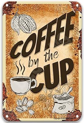 Amazon Artclub Vintage Coffee Metal Tin Sign Vintage Antique