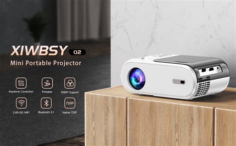 Xiwbsy Mini Projector G Wifi Bluetooth Projector Full Hd P