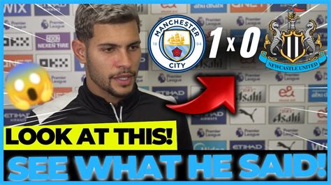 😱see What He Said Post Match Manchester City X Newcastle Eddie Howe