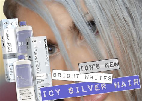 How To Get Icy Silver Hair At Home Ions New Bright Whites Silver White Hair Silver Hair