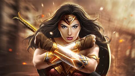 1920x1080 Wonder Woman Newart 2019 Laptop Full Hd 1080p Hd 4k