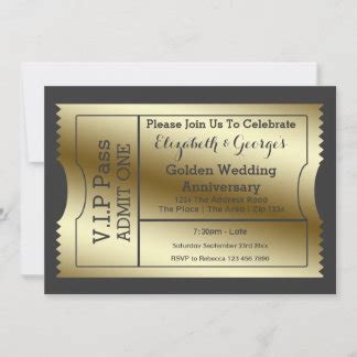 Golden Ticket Invitations & Announcements | Zazzle