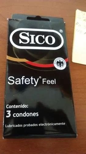 Condon Preservativo Sico Safety Feel Cartera Con 3 Piezas Mercadolibre