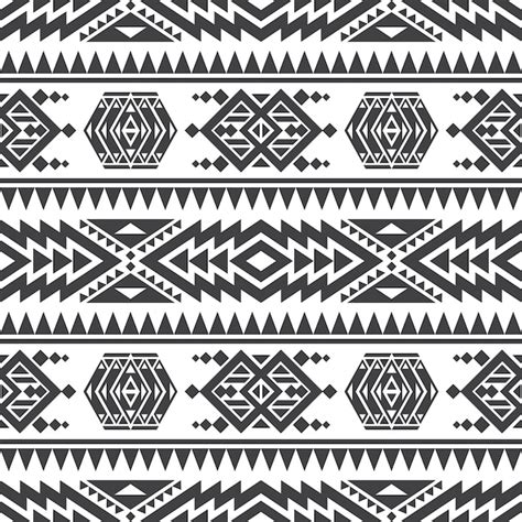 Premium Vector American Aztec Vector Seamless Texture Native Tribal