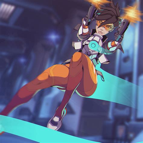 1080x1080 Overwatch 2 Hd Tracer Illustration 1080x1080 Resolution