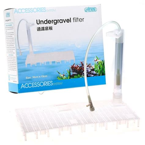 Aquarium Equip ISTA Undergravel Filter 11.8" X 5.9" Fish Tank Under ...