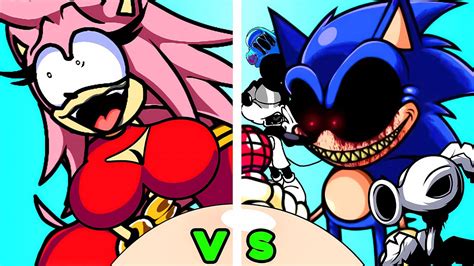 Friday Night Funkin Vs Amy Vs Sonic The Hedgehog Friday Horror