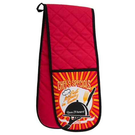 Bandm Novelty Slogan Double Oven Glove 264333