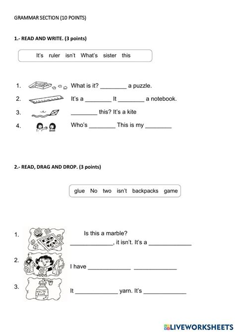 First Quimestre Exam 2nd Grade Online Exercise For Live Worksheets