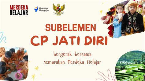 Subelemen CP Jati Diri Penerapan Kurikulum Merdeka Jenjang PAUD