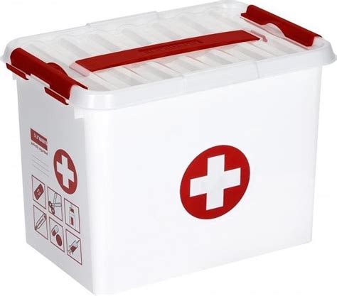 Ehbo Opbergdoos Met Vakken Liter Verbanddoos First Aid Kit Bol