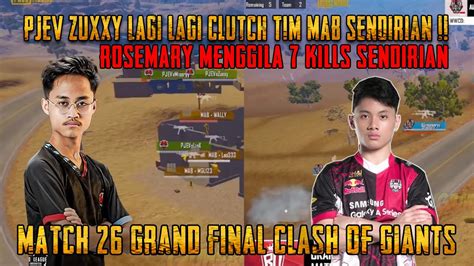 Gokil Zuxxy Kembali Clutch Tim MAB Dan Ae Rosemary 7 Kills Sendirian