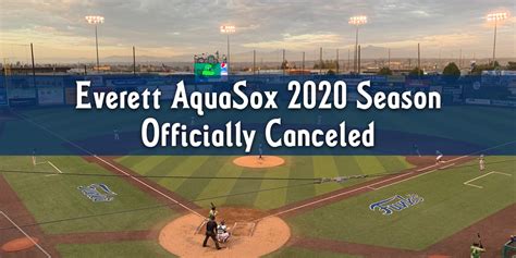 Everett AquaSox 2020 Season Officially Canceled | AquaSox