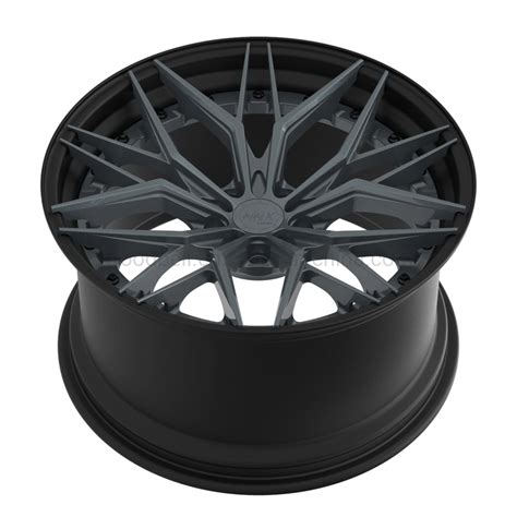 19 Inch Rims 5 Holes 5X127 18 Inch Matt Black Brushed Duo Color