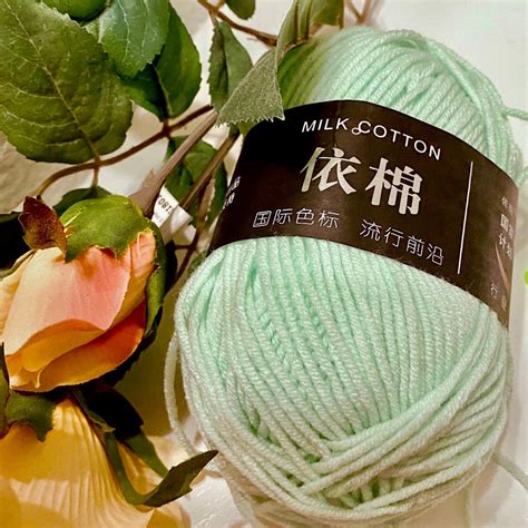 4 Ply Milk Cotton Yarn For Crochet Amigurumi And Punch Etsy Canada