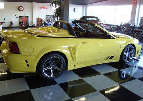 Zinc Yellow 2001 Saleen S281 Sc Ford Mustang Convertible