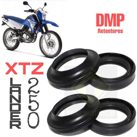 Retentor De Bengala Guarda Pó Lander 250 Xt 600 kit 4 peças