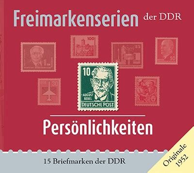 Philatelie kompakt Freimarkenserien der DDR Persönlichkeiten Köpfe