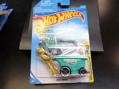 Hw Hot Wheels 2018 Hw Fast Foodie 15 Aisle Driver Teal Hotwheels Vhtf