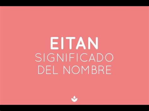 Significado De Eitan En La Biblia Y Su Relevancia Cristiana