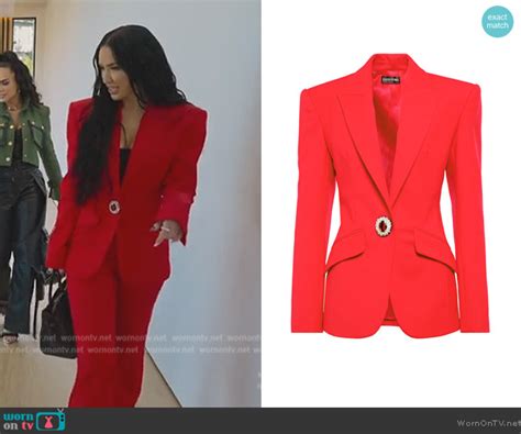 WornOnTV Bres Red Blazer And Pants On Selling Sunset Bre Tiesi