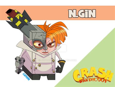 N Gin [crash Bandicoot] By Jetpaper On Deviantart