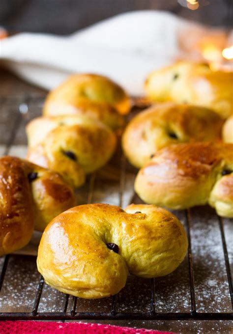 Saffron Buns for St. Lucy (Lussekatter) - Ginger with Spice