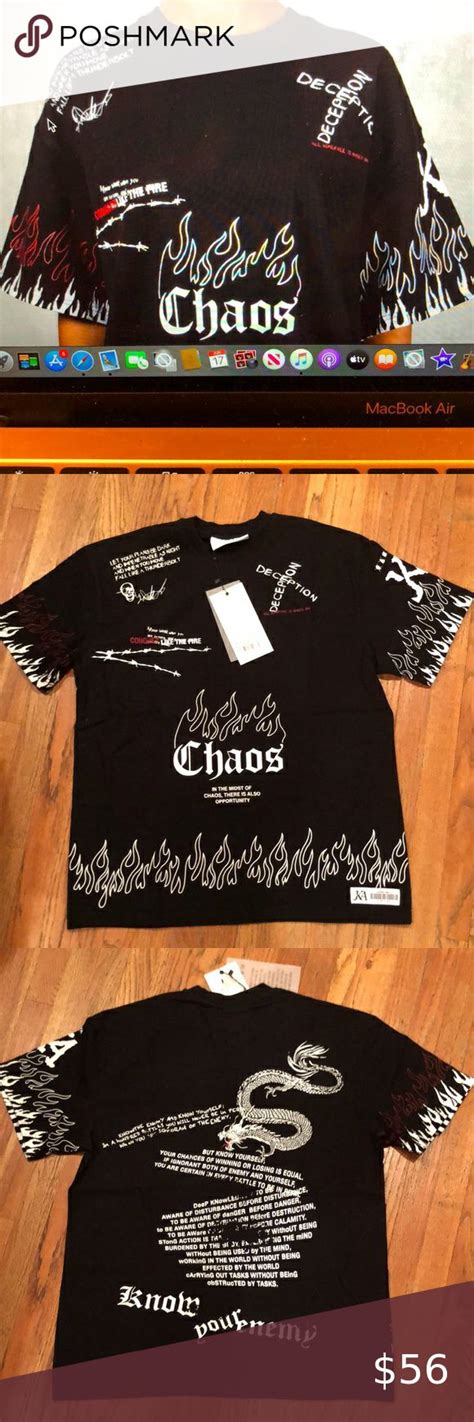 Jk Attire Chaos Graffiti Oversized T Shirt M Nwt Oversized Tshirt