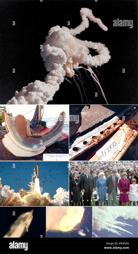 Challenger Photo Montage Stock Photo - Alamy