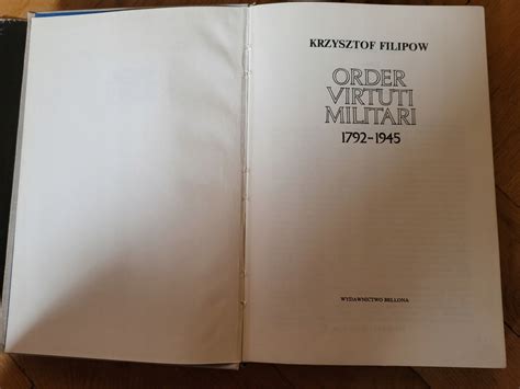 Order Virtuti Militari Krzysztof Filipow Piekna Pozycja 15109820304