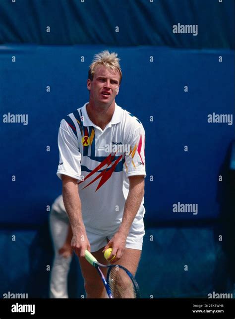 Swedish Tennis Player Magnus Gustafsson Us Open Stock Photo Alamy