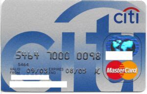 Bank Card Citi Mastercard Citibank Greece Col Gr Mc