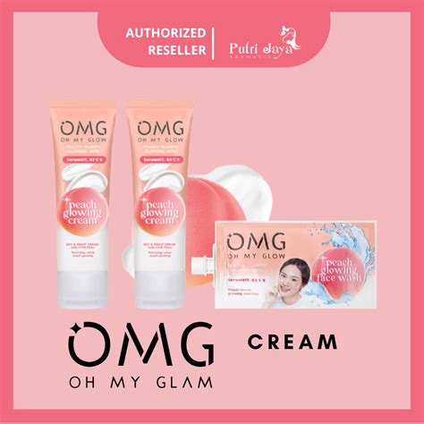 Jual Omg Oh My Glow Peach Glowing Cream Tube Sachet Shopee Indonesia