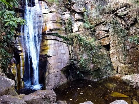 Cachoeira Na Serra Negra Cordilheira Do EspinhaÃo Em Minas Gerais No