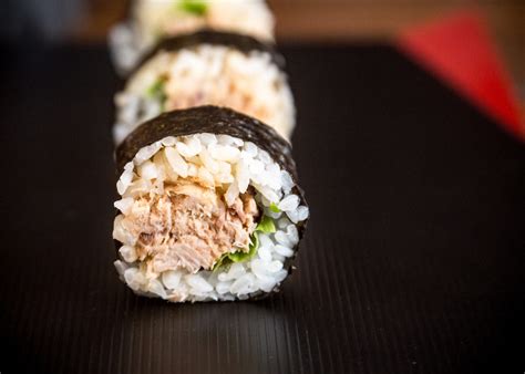 Spicy Tuna Salad Roll Sushi Day