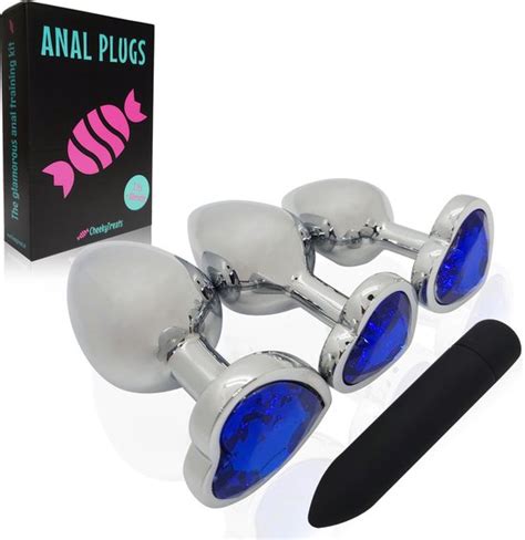 Cheekytreats Metalen Buttplugs Voor Mannen En Vrouwen Buttplug Set 3