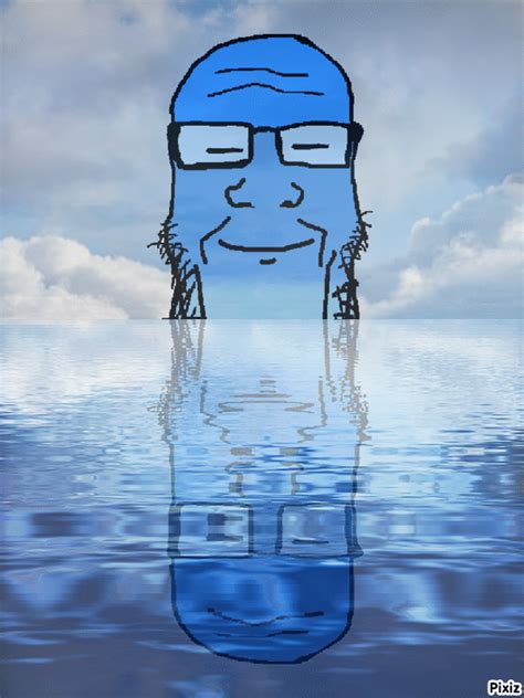 Soybooru Post Animated Blue Blue Skin Calm Closed Eyes Glasses