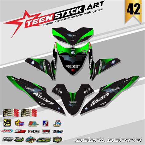 Jual DECAL FULL BODY BEAT FI DECAL STICKER FULL BLOCK HONDA BEAT FI