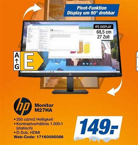 Hp Monitor M27ha Angebot bei Expert - 1Prospekte.de