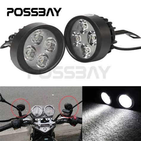 Possbay Newest A Pair V Super Light Waterproof Motorcycle Led