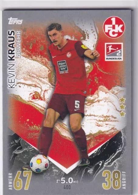 TOPPS 2023 2024 MATCH Attax Bundesliga 23 24 Carte Numéro 400 Kevin