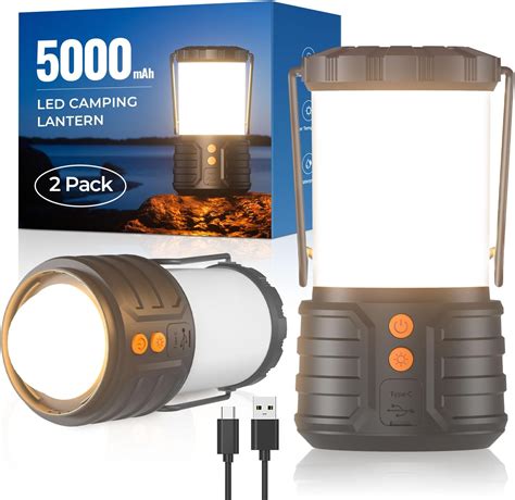 Amazon EverBrite LED Camping Lantern USB C Rechargeable Lantern