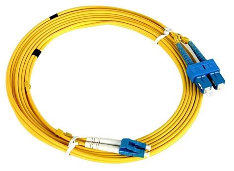 Fiber Patch Cord LC UPC SC UPC SM DX G652D 3 0 PVC 35M Wisp Store