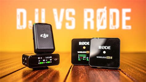 Dji Mic Vs R De Wireless Go Ii A Definitive Comparison Youtube